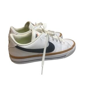 Nike Court Legacy Canvas Swoosh White Casual Sneakers Women's Size 8